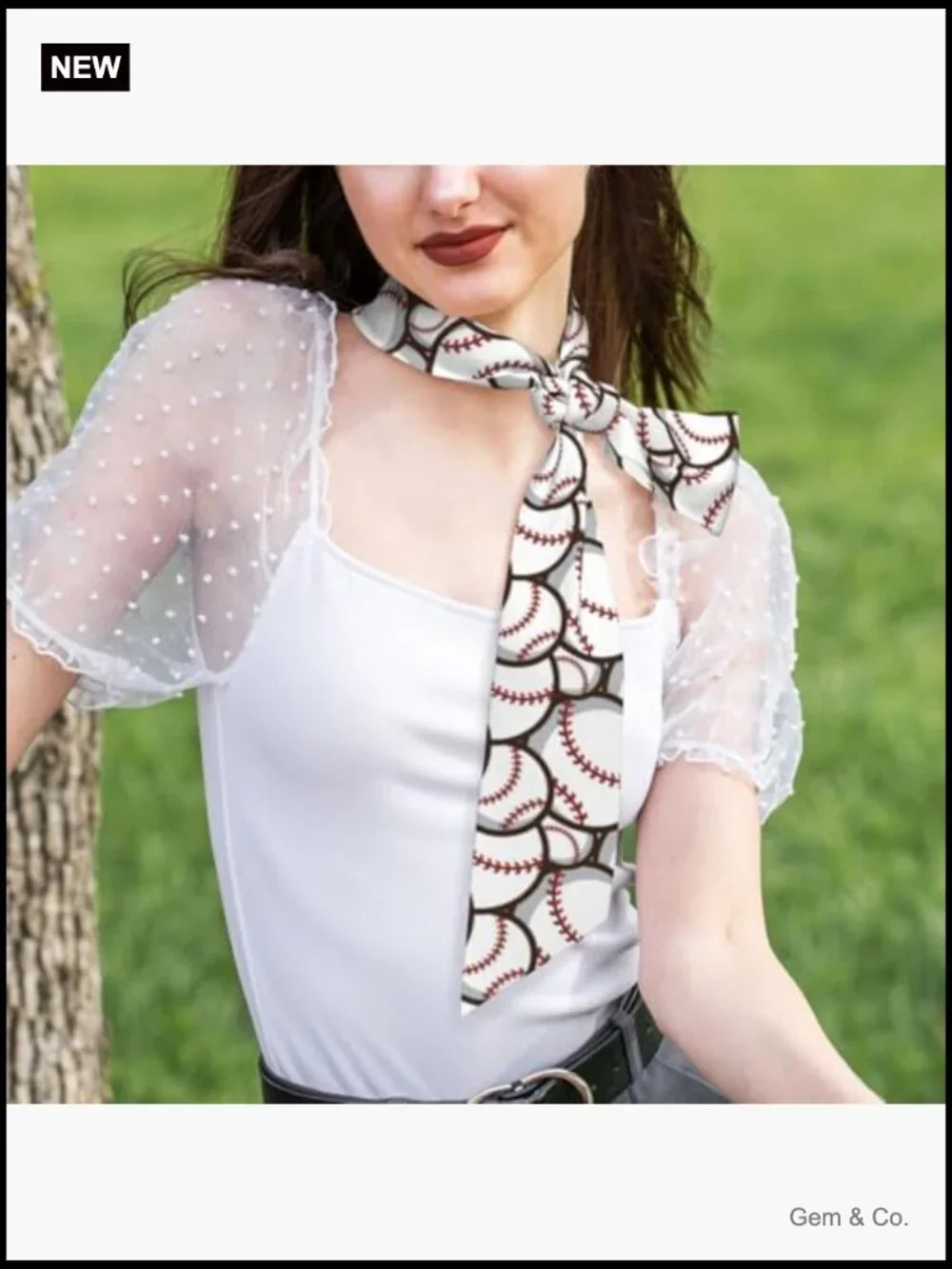Silk-like Fashion Scarf Thin Long Satin Hair Neck Scarf for Bag Decor